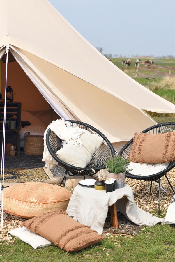 Smuk Lytse Bell Tent Echtenerbrug Dış mekan fotoğraf