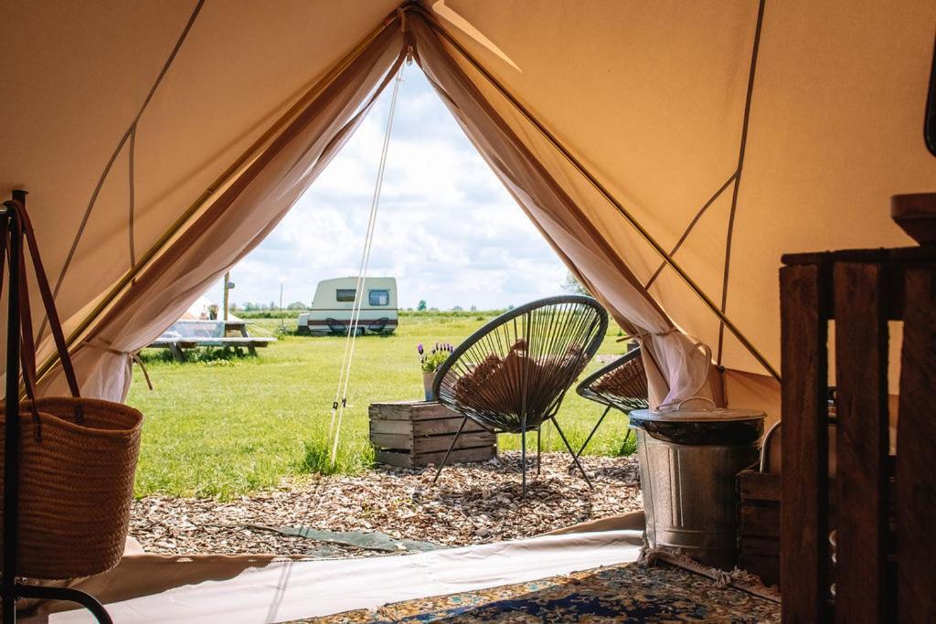 Smuk Lytse Bell Tent Echtenerbrug Dış mekan fotoğraf