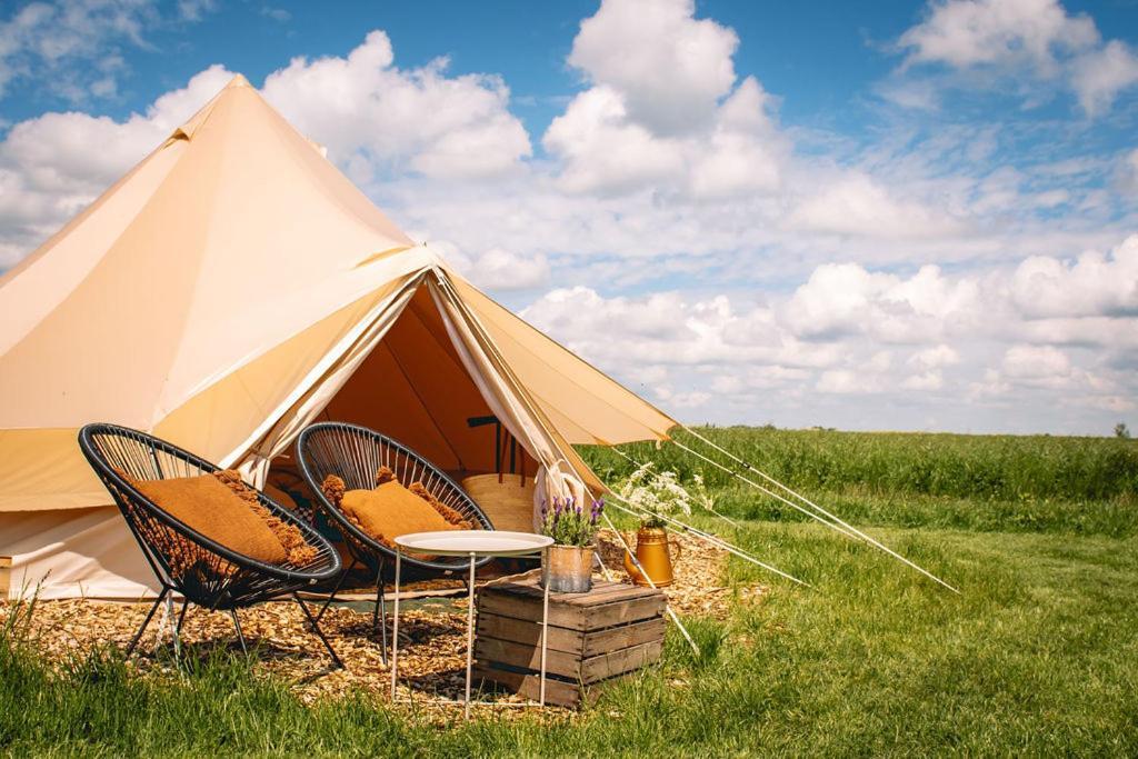 Smuk Lytse Bell Tent Echtenerbrug Dış mekan fotoğraf