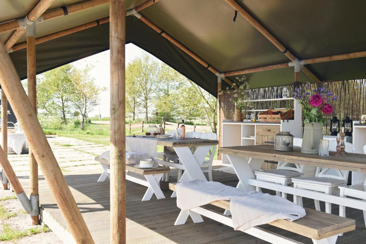 Smuk Lytse Bell Tent Echtenerbrug Dış mekan fotoğraf